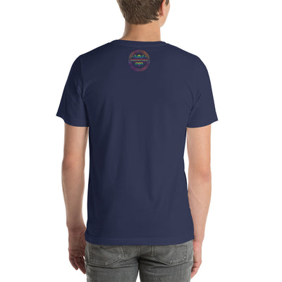 Short-Sleeve Unisex T-Shirt / With all multi color logo.