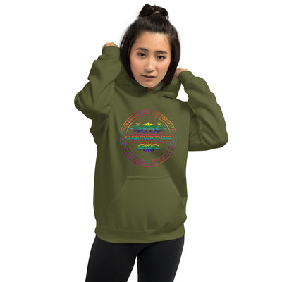 Unisex Hoodie / With all Multi color logo