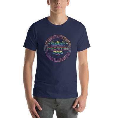Short-Sleeve Unisex T-Shirt / With all multi color logo.