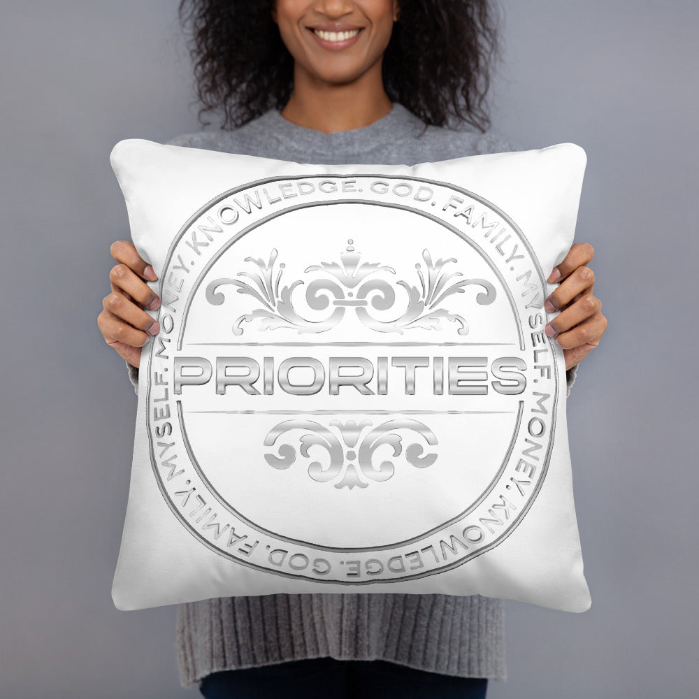 Basic Pillow / With all Platinum PRIORITIES logo