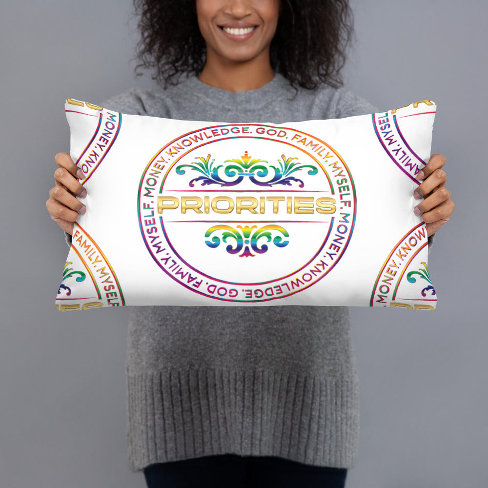 Basic Pillow / With multi color & gold logo