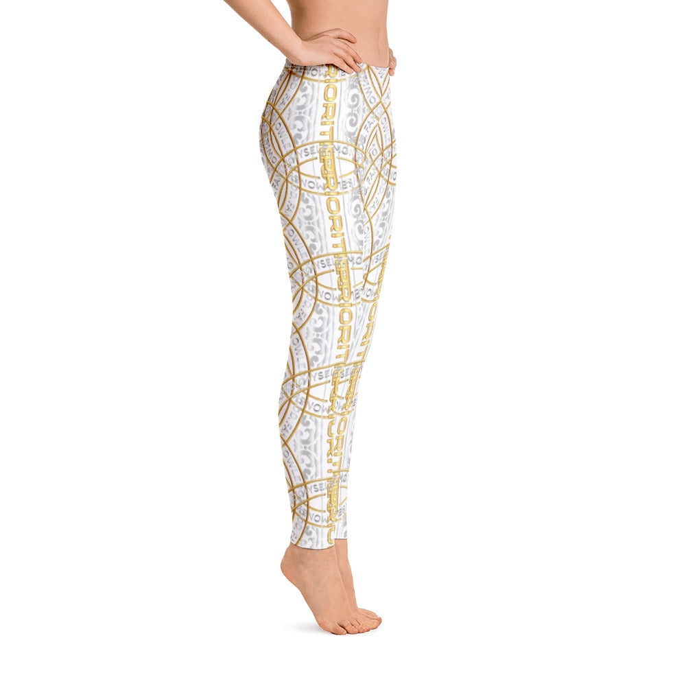 Leggings / With gold Priorities logo