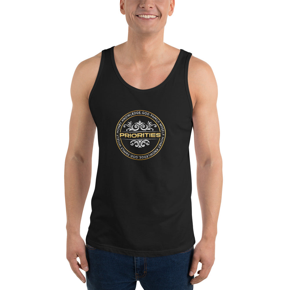 Unisex Tank Top / Platinum & Gold