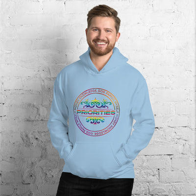 Unisex Hoodie / With the all multi color logo