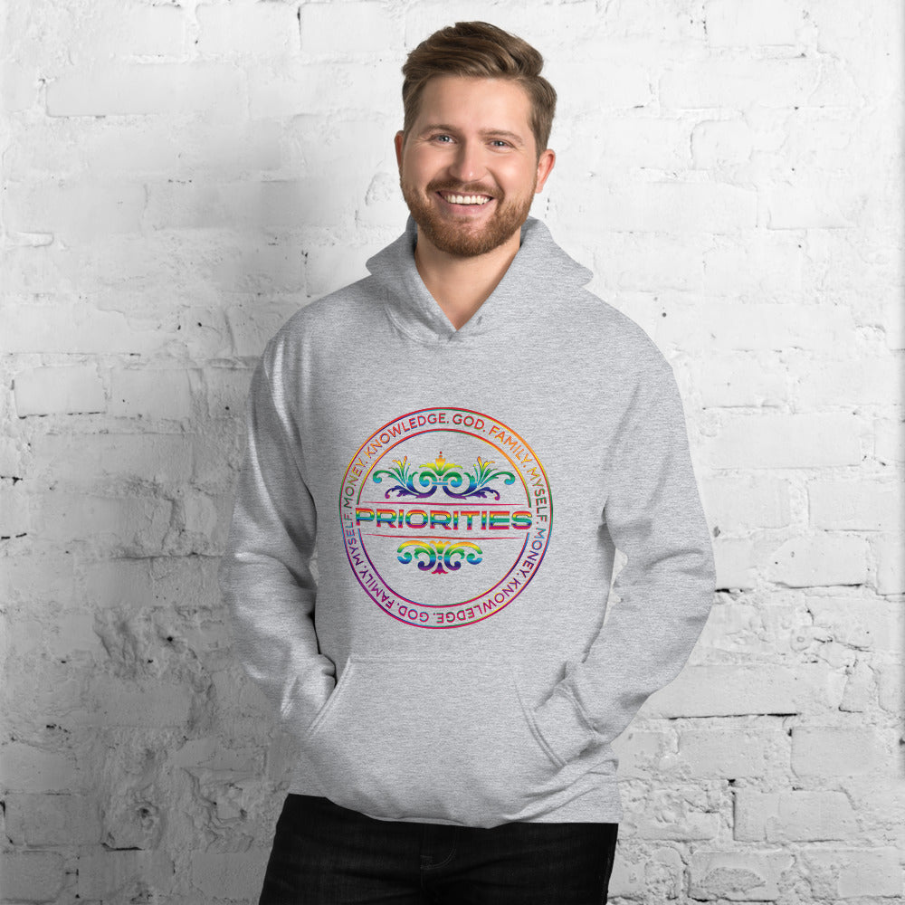 Unisex Hoodie / With the all multi color logo