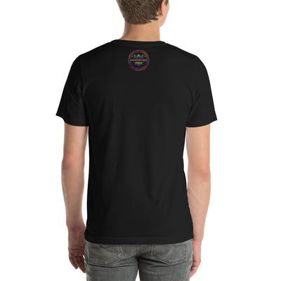Short-Sleeve Unisex T-Shirt / With all multi color logo