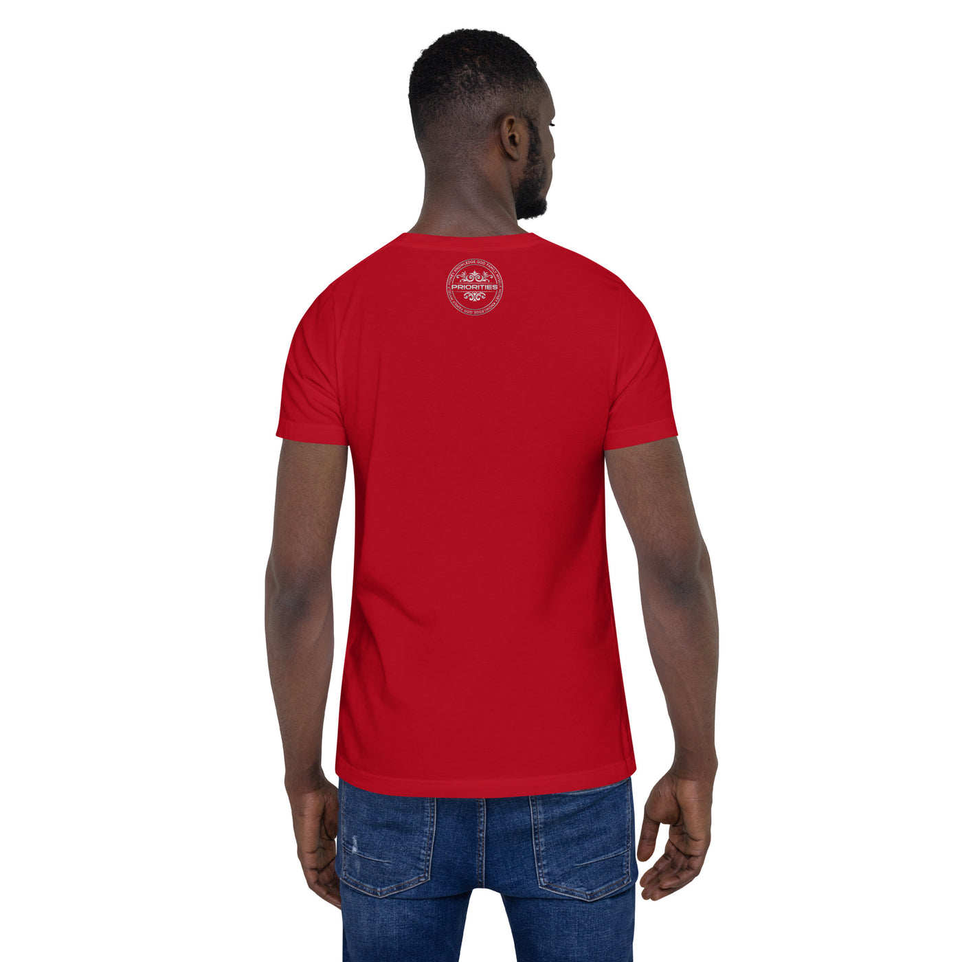 Short-Sleeve Unisex T-Shirt / With all Platinum Priorities logo.