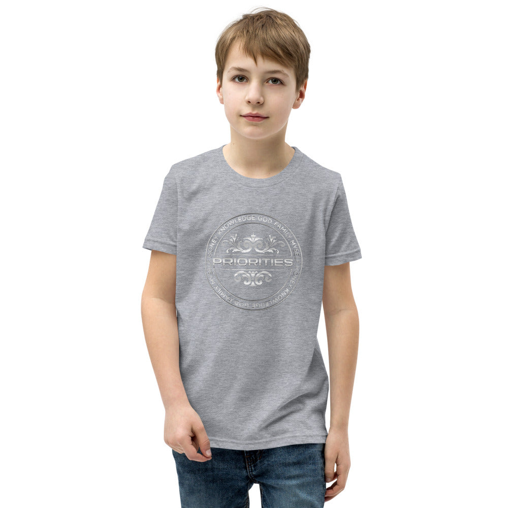 Youth Short Sleeve T-Shirt / With the all Platinum logo