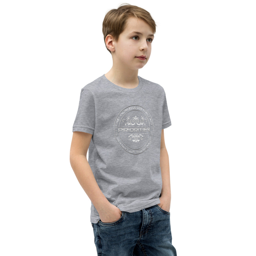 Youth Short Sleeve T-Shirt / With the all Platinum logo