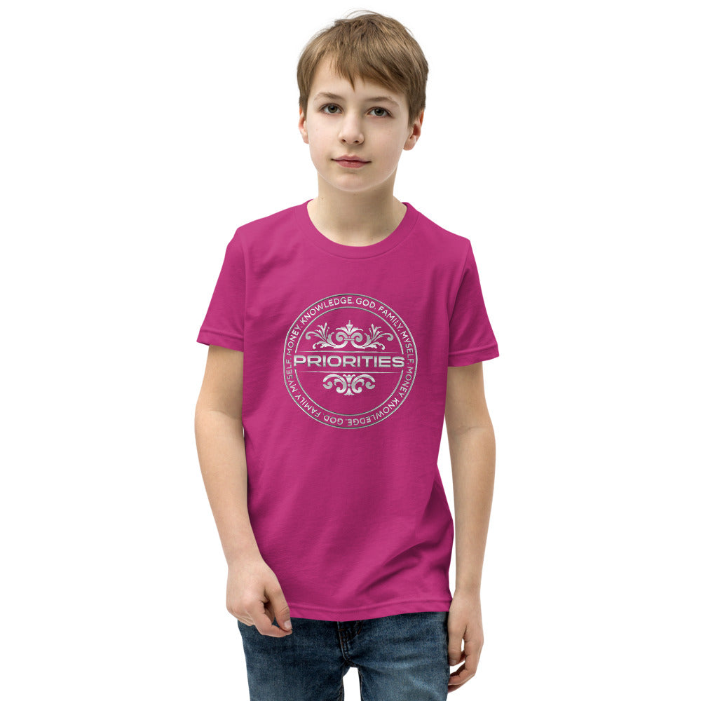 Youth Short Sleeve T-Shirt / With the all Platinum logo