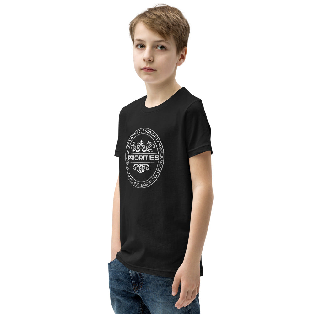 Youth Short Sleeve T-Shirt / With the all Platinum logo