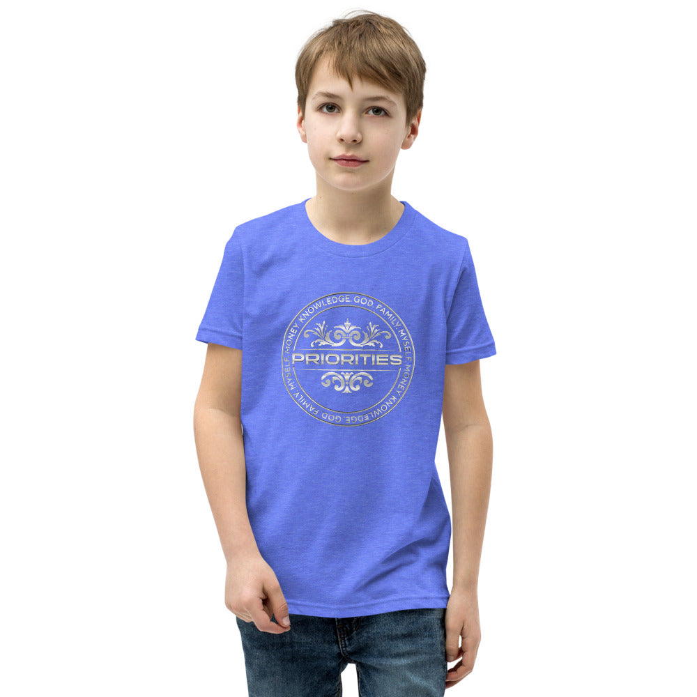 Youth Short Sleeve T-Shirt / With the all Platinum logo