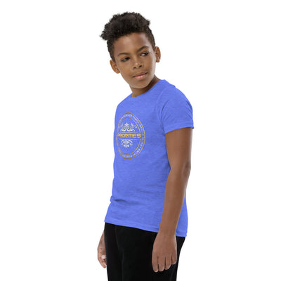Youth Short Sleeve T-Shirt / With Platinum & Gold logo