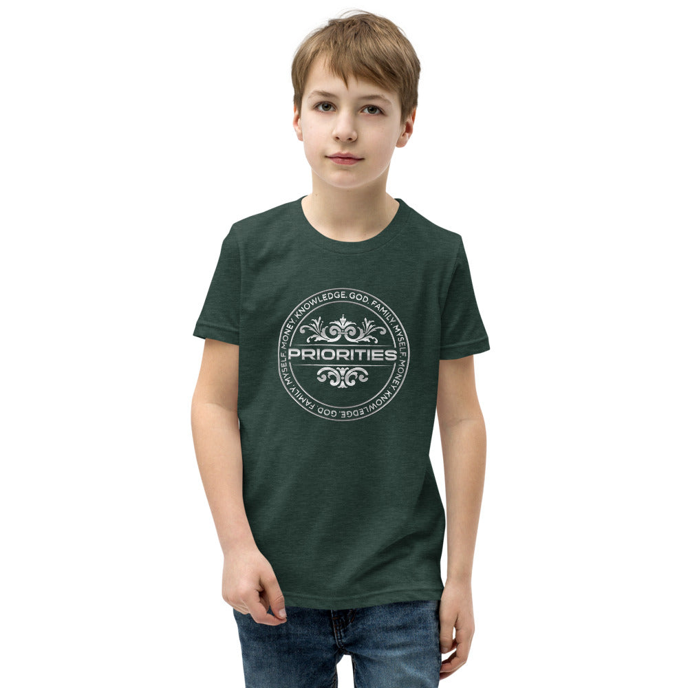 Youth Short Sleeve T-Shirt / With the all Platinum logo