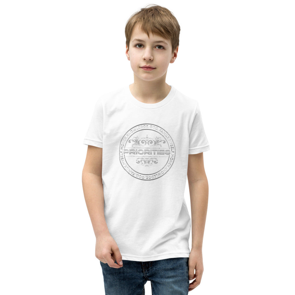 Youth Short Sleeve T-Shirt / With the all Platinum logo